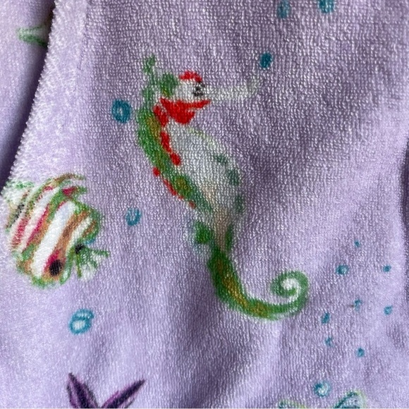 HILL HOUSE The Allie Zip Up Purple Sea Creatures Hoodie Jacket NWT - Picture 10 of 11